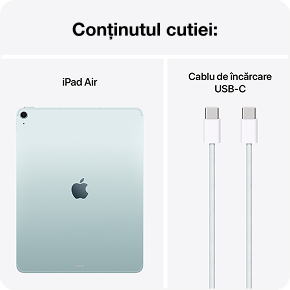 iPad Air și cablu de încărcare USB‑C
